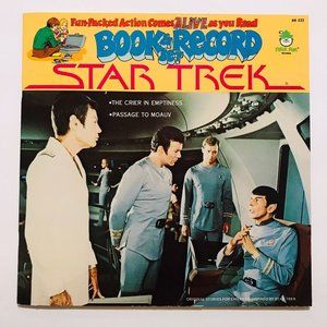 Star Trek Book & Record Set LP Vinyl Vintage